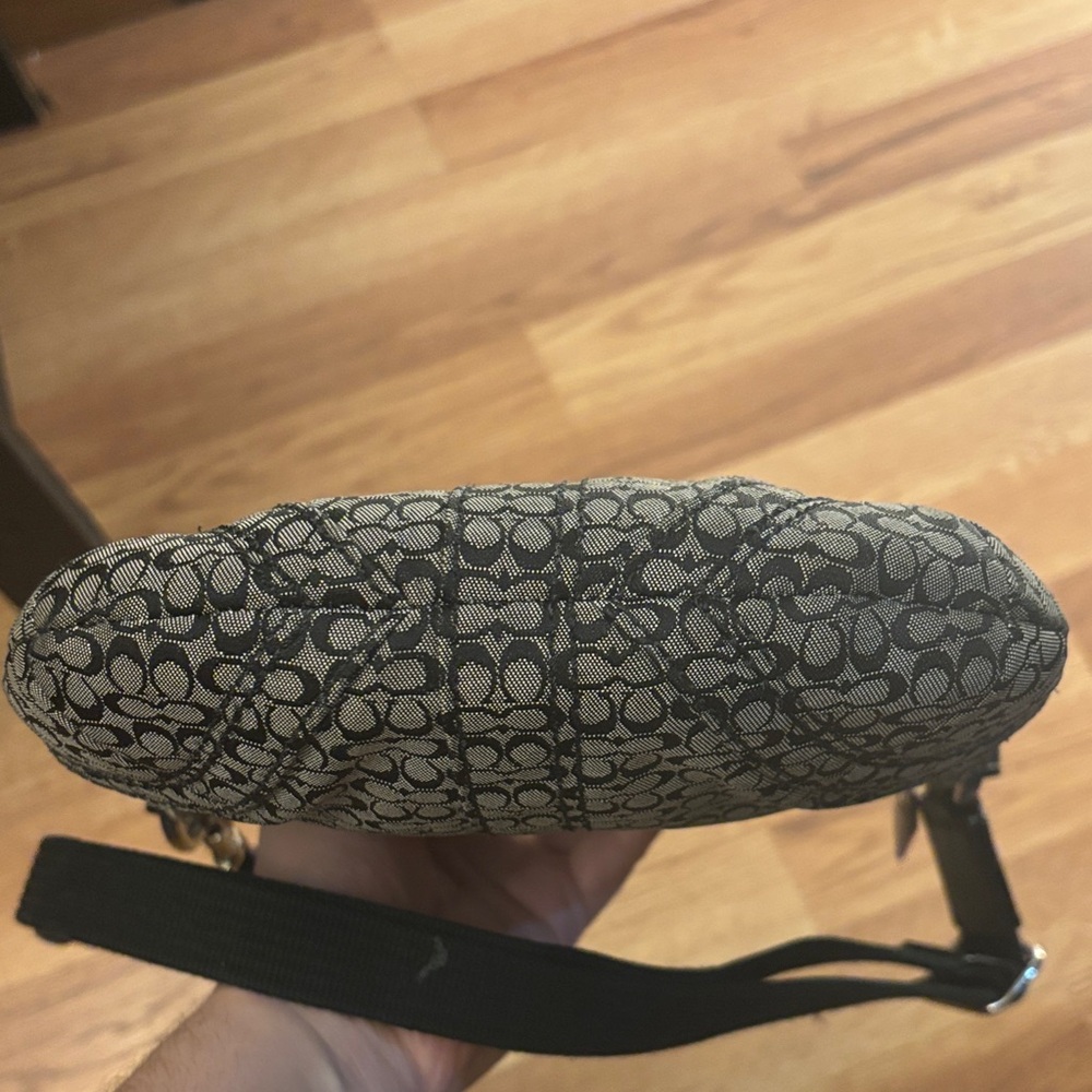 Coach Black/Grey Mini Soho Crossbody Bag - Picture 11 of 11